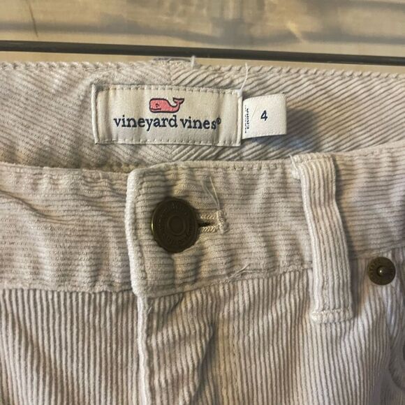 Vineyard Vines gray corduroy 5 pocket pants, size 4 - Picture 7 of 13